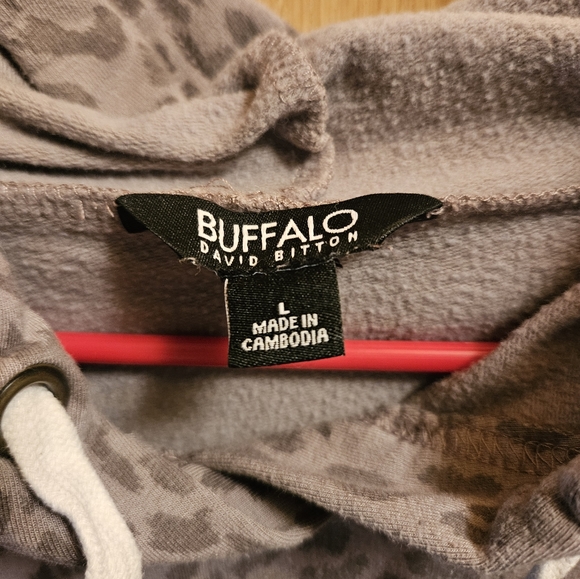 Purple Cheetah Print Hoodie - Picture 3 of 3